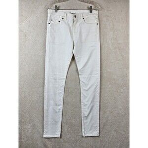 Saint Laurent White Men Jeans